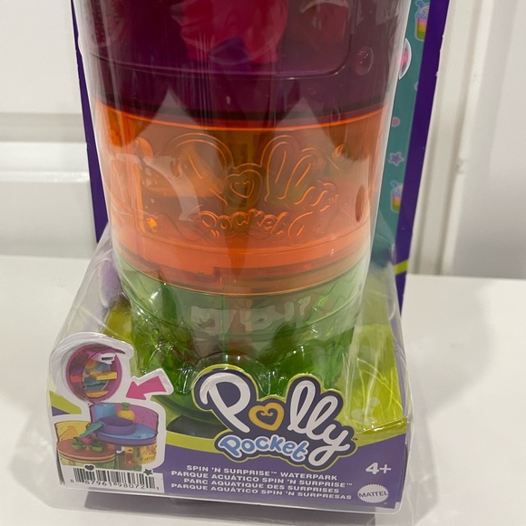 Polly Pocket Spin ‘n Surprise Playset, Tropical Smoothie Waterpark Theme - Picture 3 of 3
